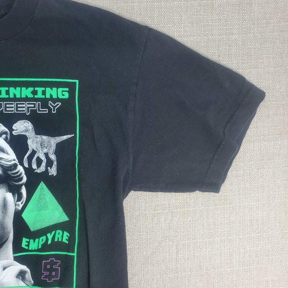 "Thinking Deeply about" Empyre About$ Nothing T-shirt Size M Men's 100% Cotton - Picture 4 of 8